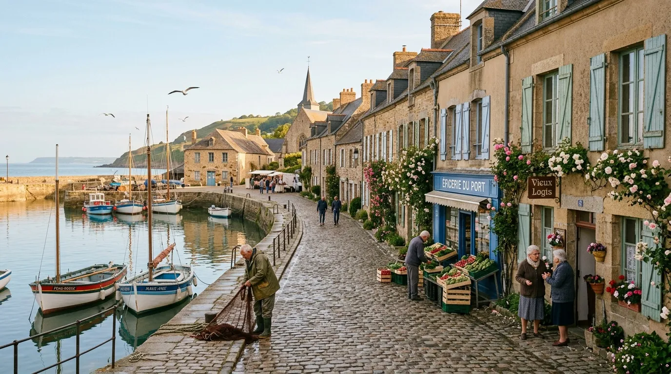 À 1h de Caen, ce port de pêche normand séduit avec son authenticité et ses quais historiques
