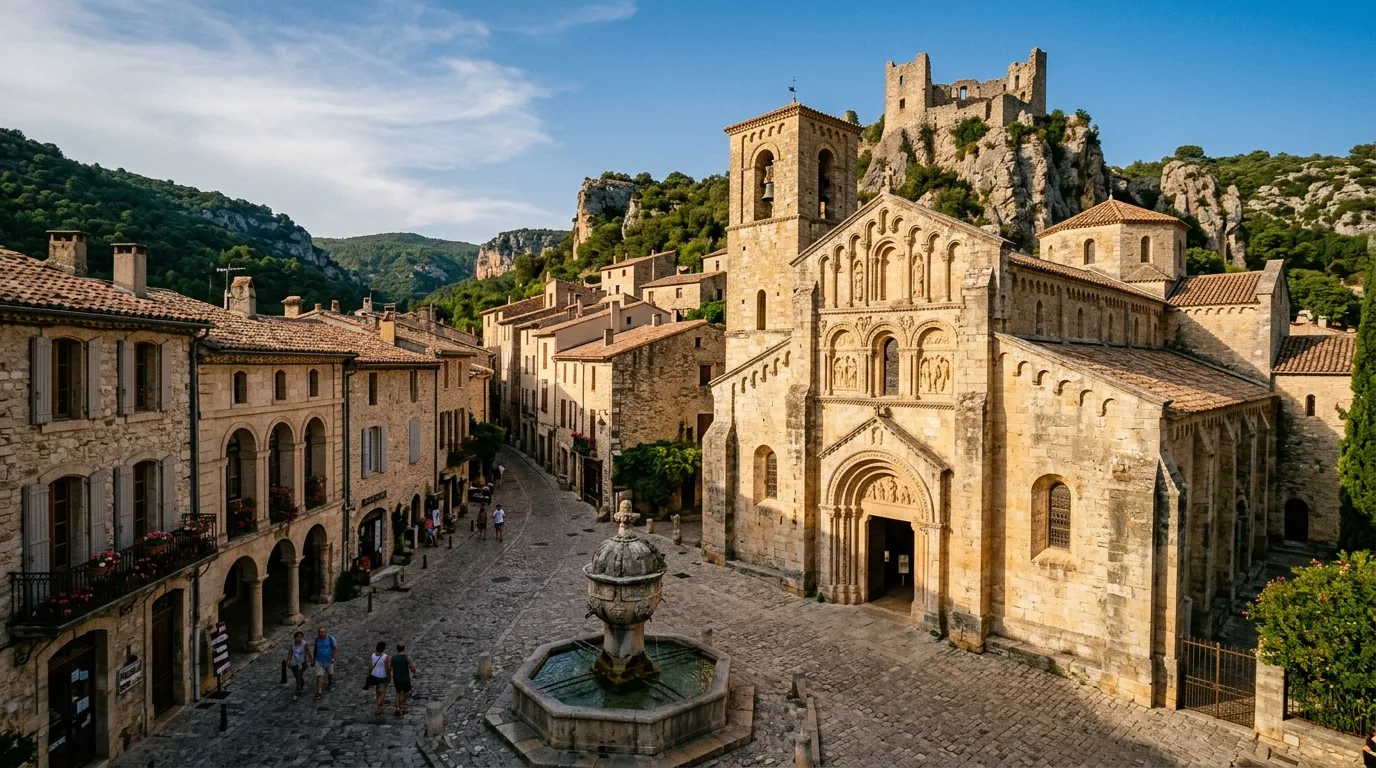 À moins d'1h de Montpellier, ce village est une pépite entre gorges, rivière et patrimoine médiéval