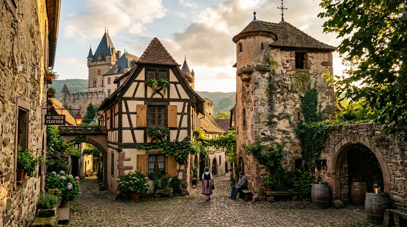 À 1h de Strasbourg, ce village alsacien séduit avec ses maisons à colombages et ses ruelles fleuries
