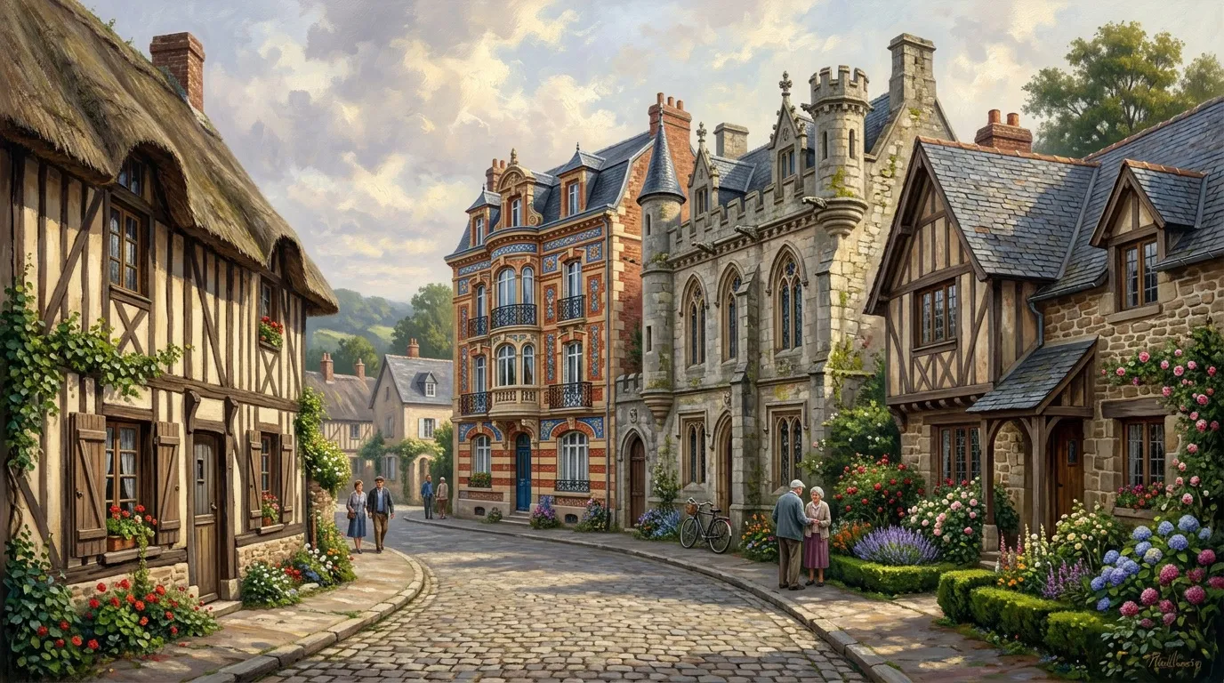 Plus authentique que Deauville, cette station normande séduit avec ses villas Belle Époque et sa plage préservée